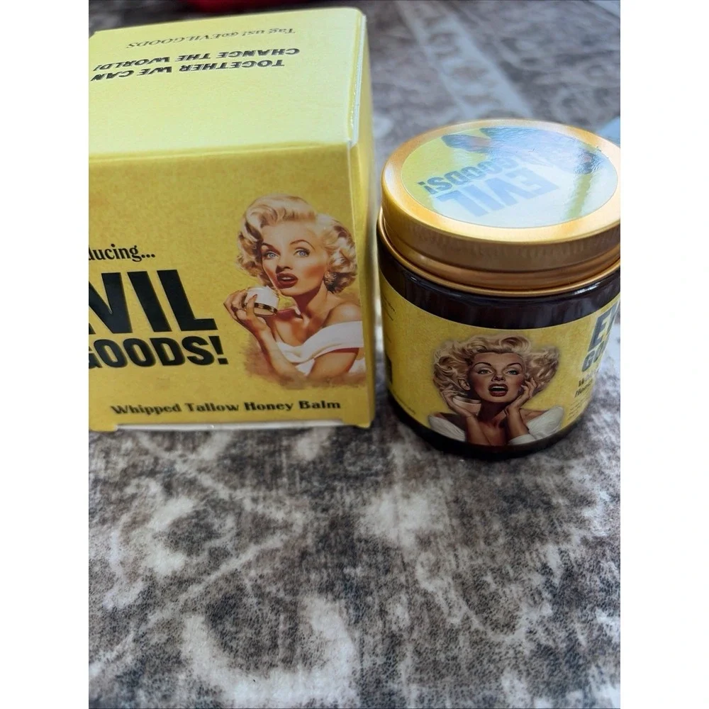 Evil Fines Whipped Tallow Honey & For Lips Face Balm Body 180g For Skin Care